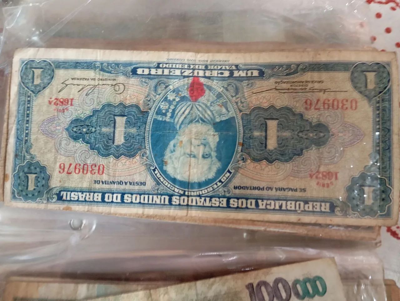 Cédulas antigas apenas um real  - Foto 4