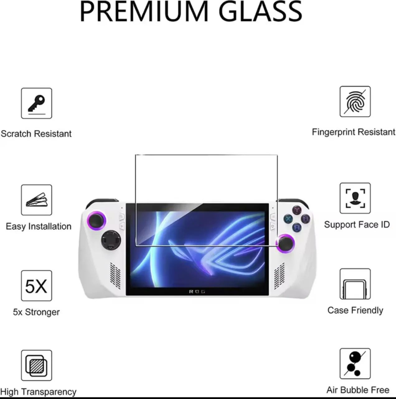Película de Vidro Premium para ROG Ally
