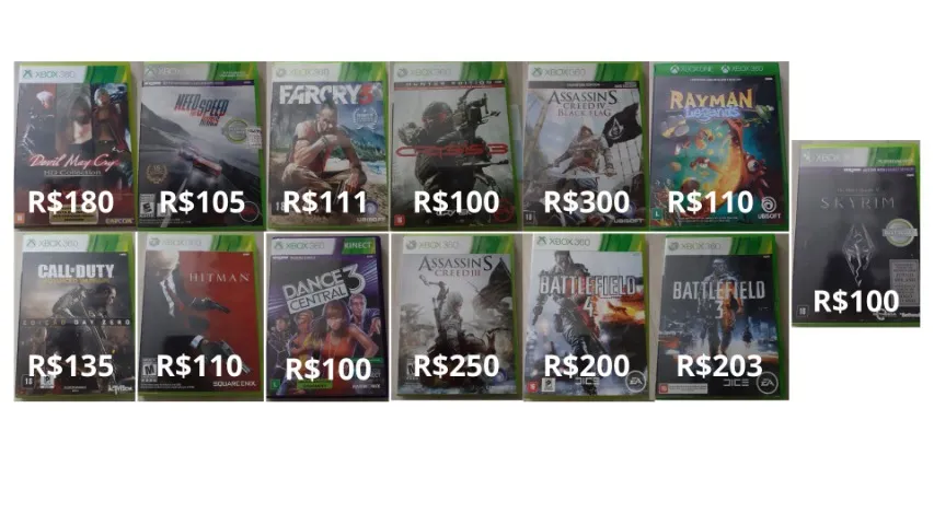 JOGOS CLÁSSICOS XBOX 360 PROMO