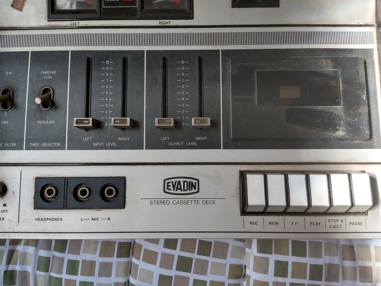 Gravador Cassete Evadin Stereo - Vintage - Foto 3