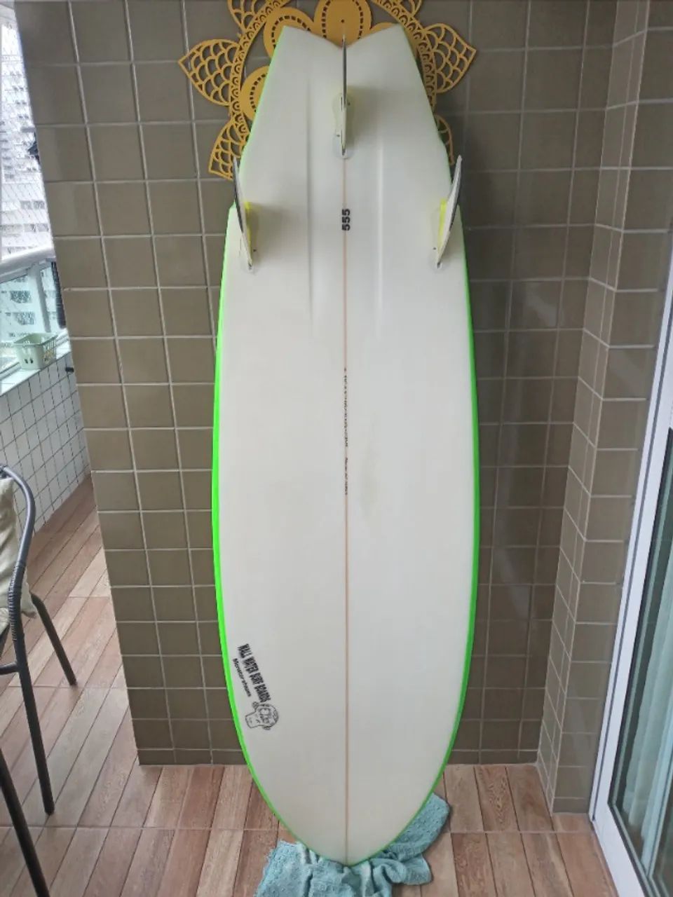 prancha fish 5'10 x 20' x 2' 7/8 39 litros R$ 900,00