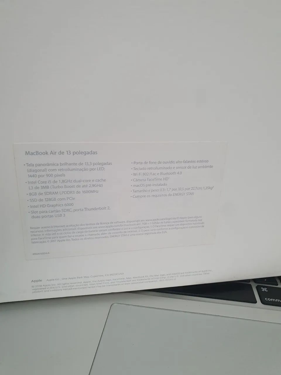 MacBook AIR 2017 - Foto 2