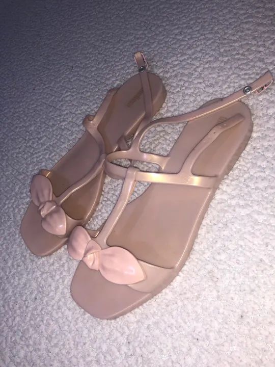 Sandálias Melissa - Laranja - Foto 4