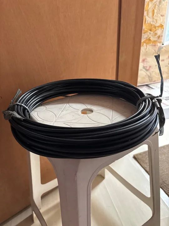 Cabo Flexível EPR 4mm2 dupla isolação preto