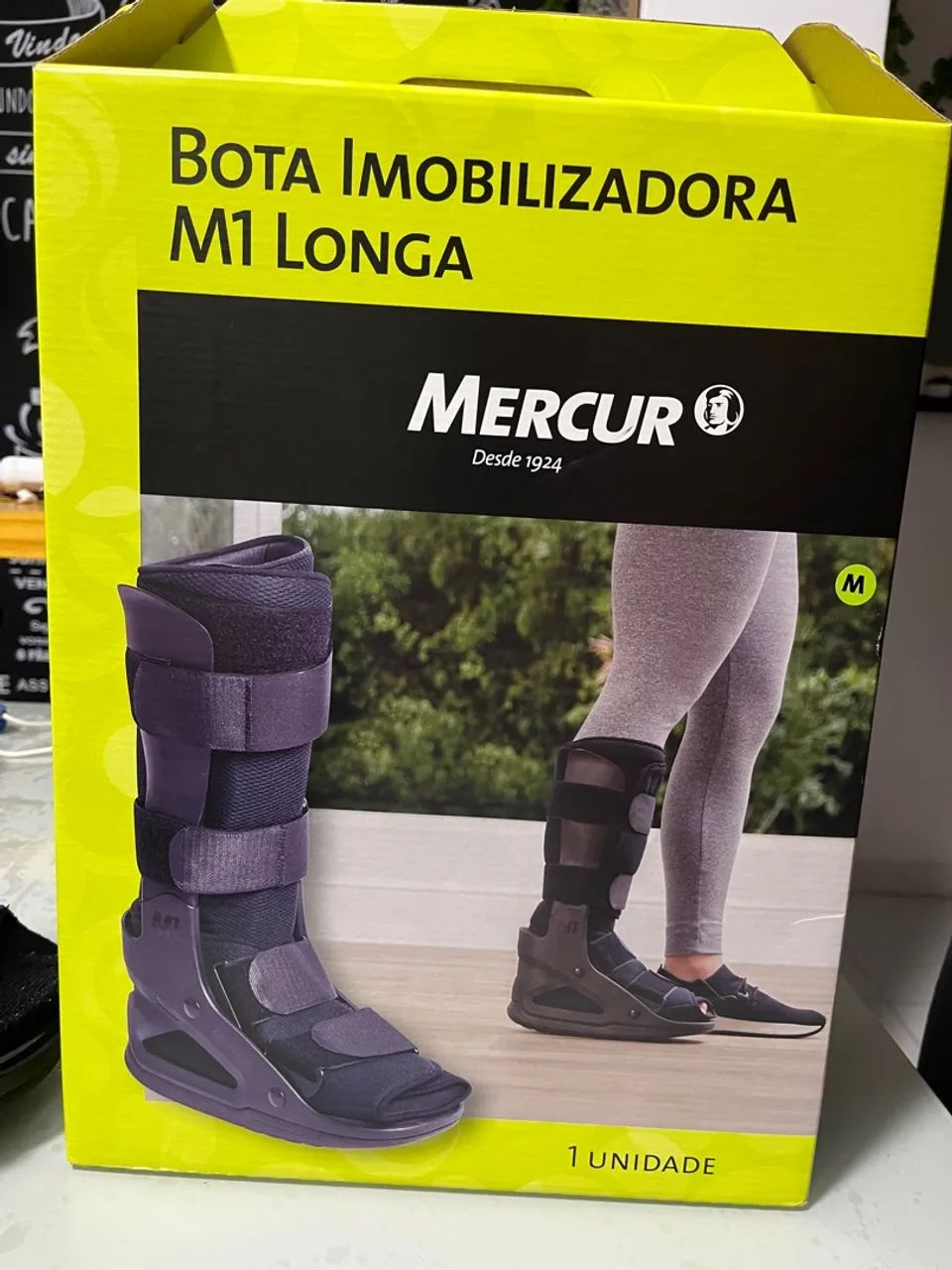 Bota imobilizadora Mercury seminova e higienizada (Robofoot) Longa - Tamanho M - Foto 2