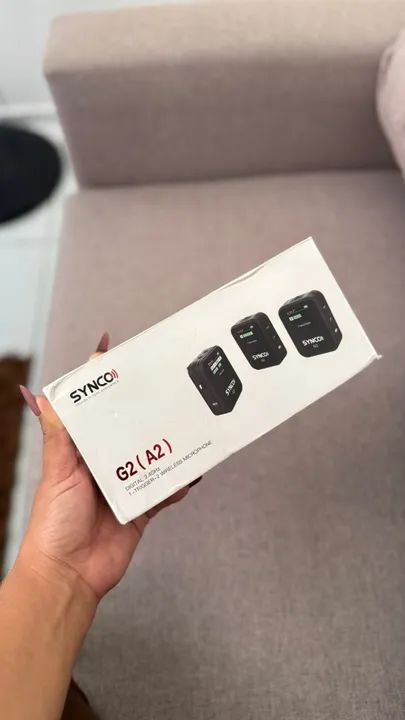 Microfone Lapela Duplo Synco G2 A2 - Foto 2