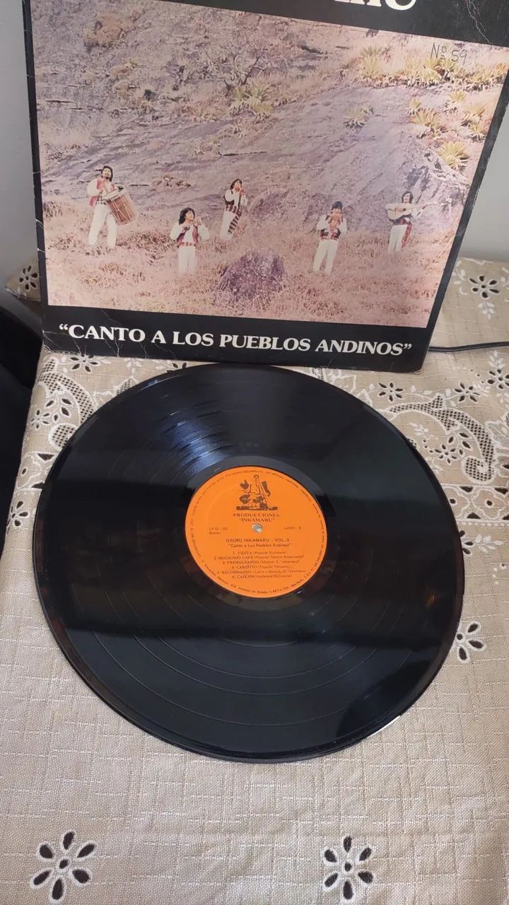 LP Disco de Vinil Canto a los pueblos andinos