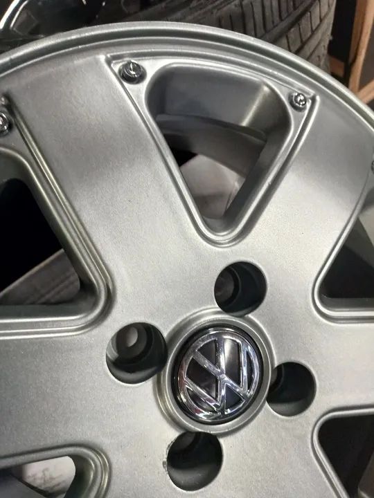 Rodas VW aro 15 Track Field Parati Gol Novas - Foto 4