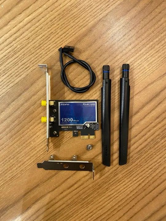 Adaptador De Rede Wi-fi 1200mbps Bluetooth 4.0 2.4/5ghz Pcie
