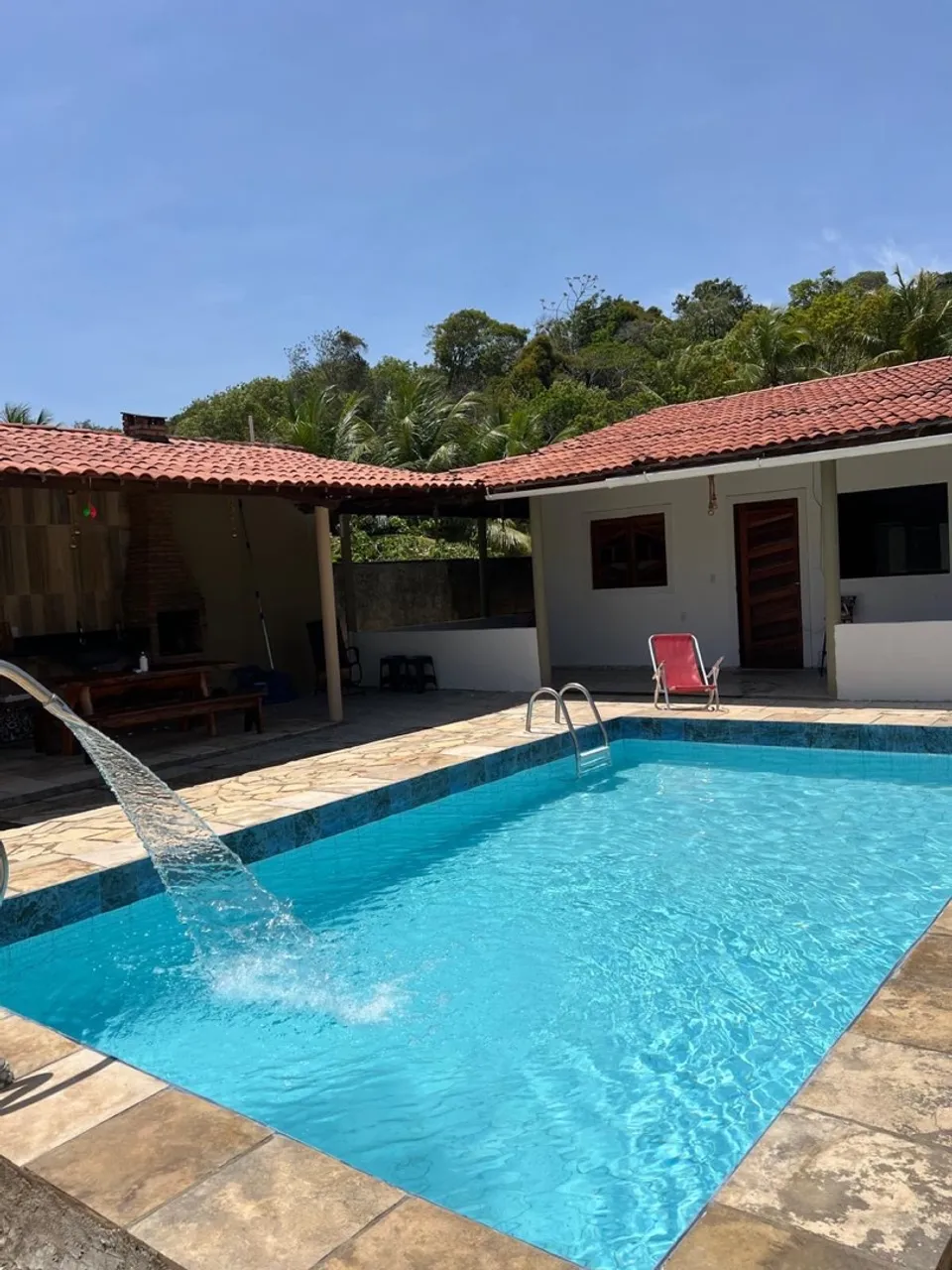 Casa com piscina para temporada, preço promocional: 300,00