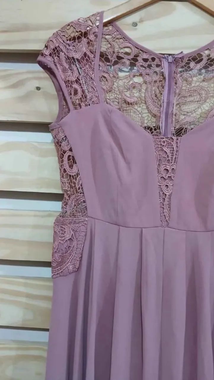 Vestido de Festa Longo Rose - Foto 4