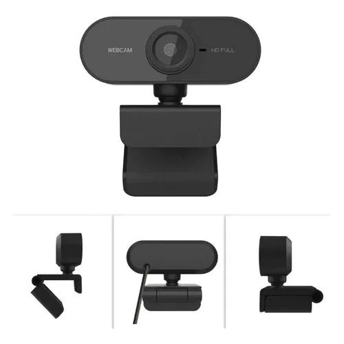 Webcam Câmera Full Hd Computador 1080p Usb Visão 360º Videoconferência Vídeos PC Notebook
