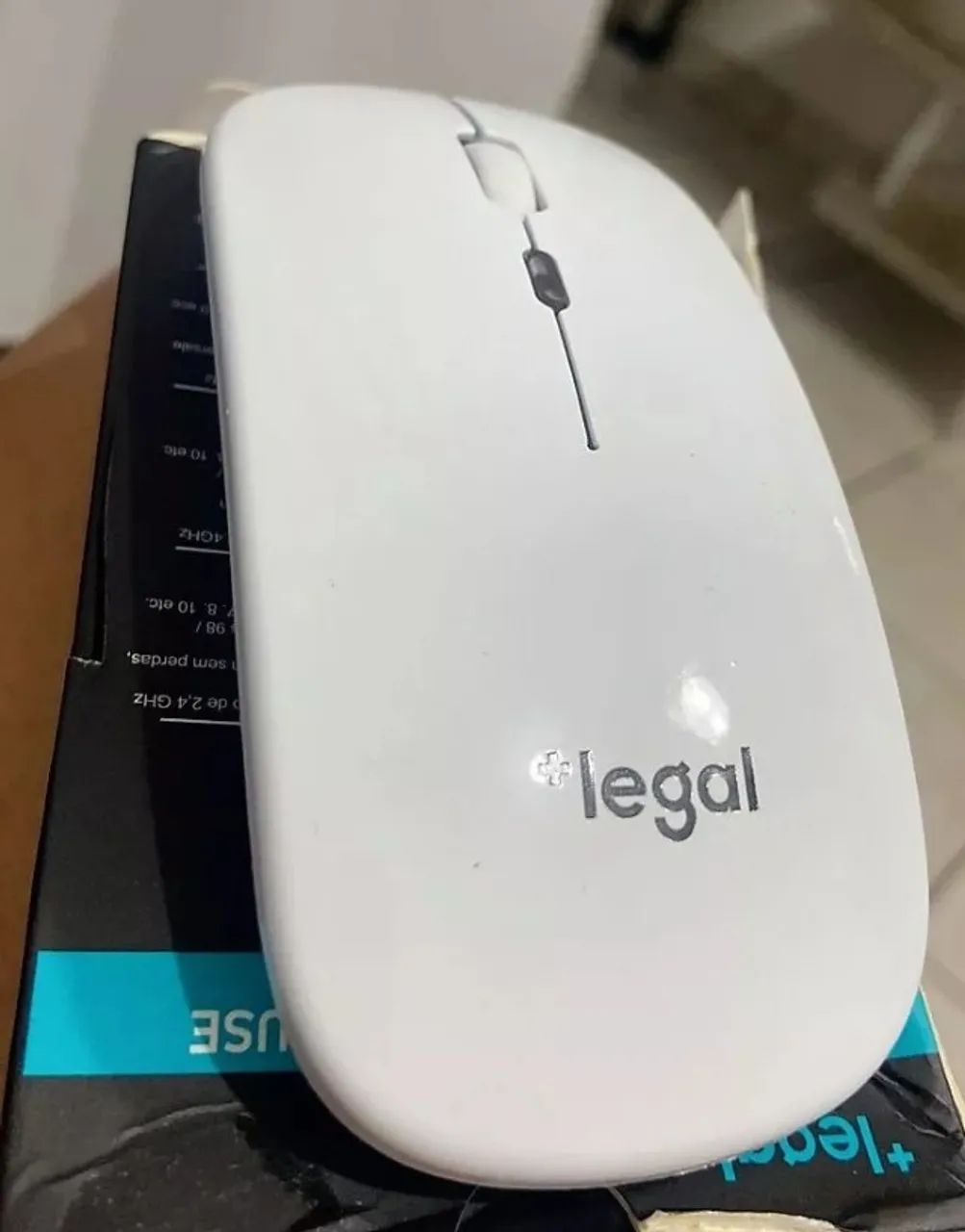 Mouse Sem Fio Óptico Ultrafino Slim USB para PC Computador Notebook