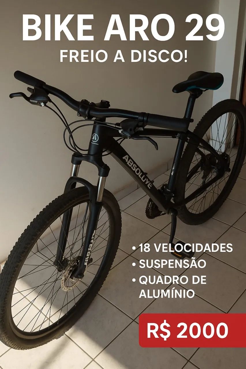 ? Bicicleta Aro 29 Redstone Absolute - Freio a Disco, Suspensão, 18v ...
