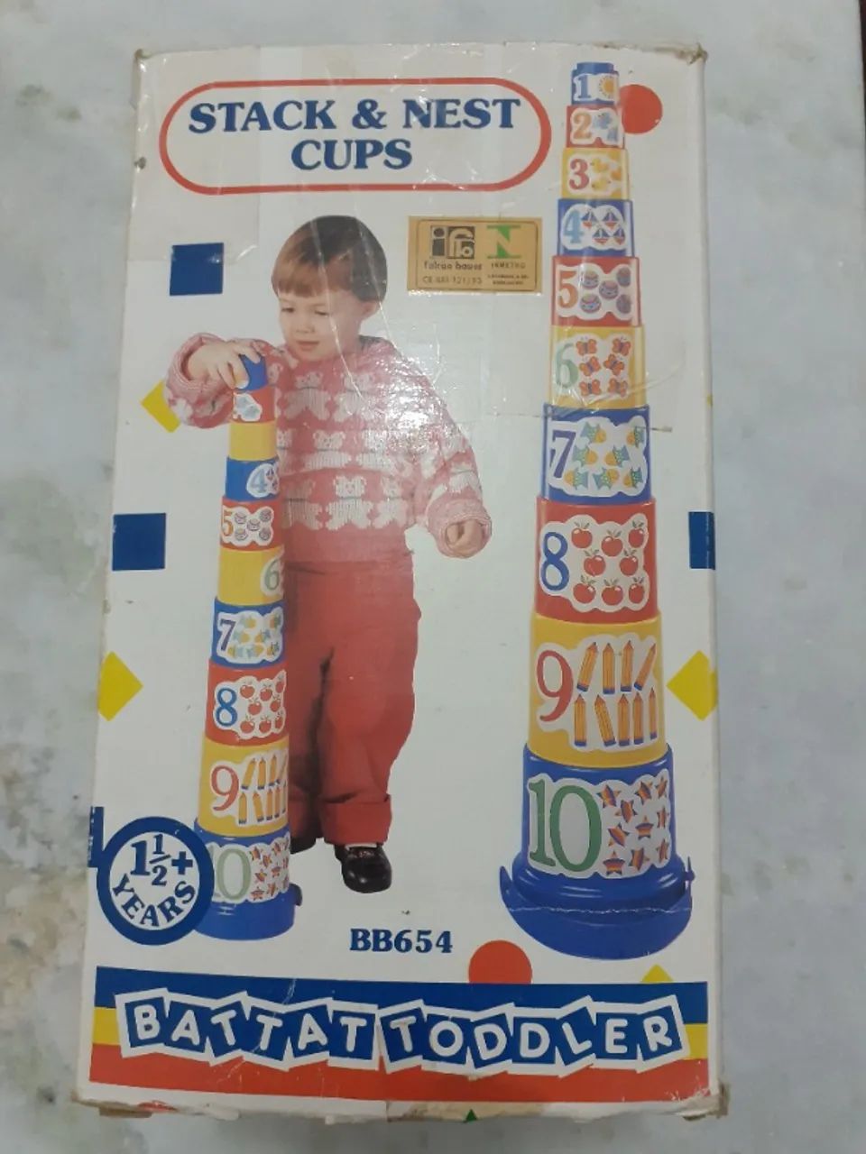Brinquedo Infantil - Copos de Empilhar e Encaixar - Battat - Foto 4