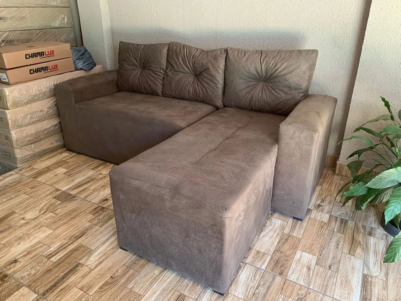 Sofá com chaise - Foto 3