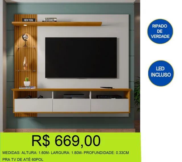 Painel para até 60 polegadas - Foto 2