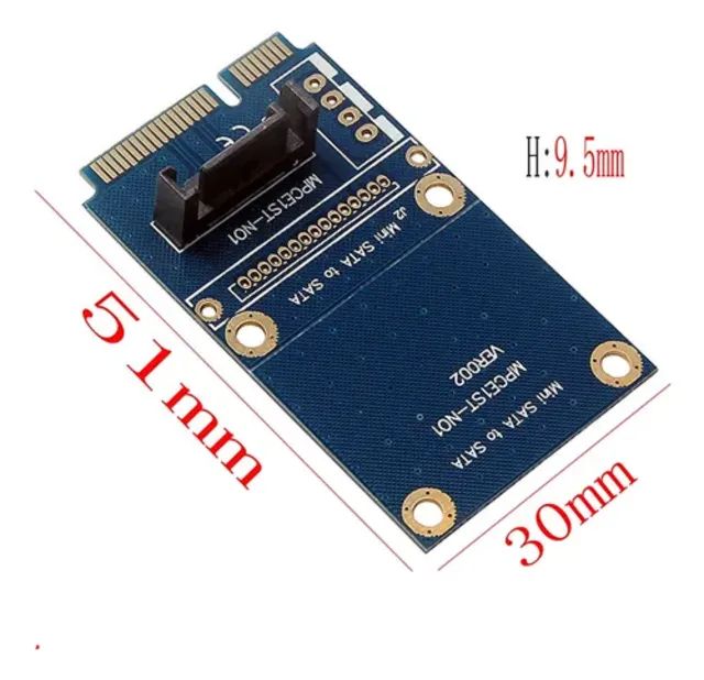 Adaptador mini-Sata (mSata) para Sata - Foto 2