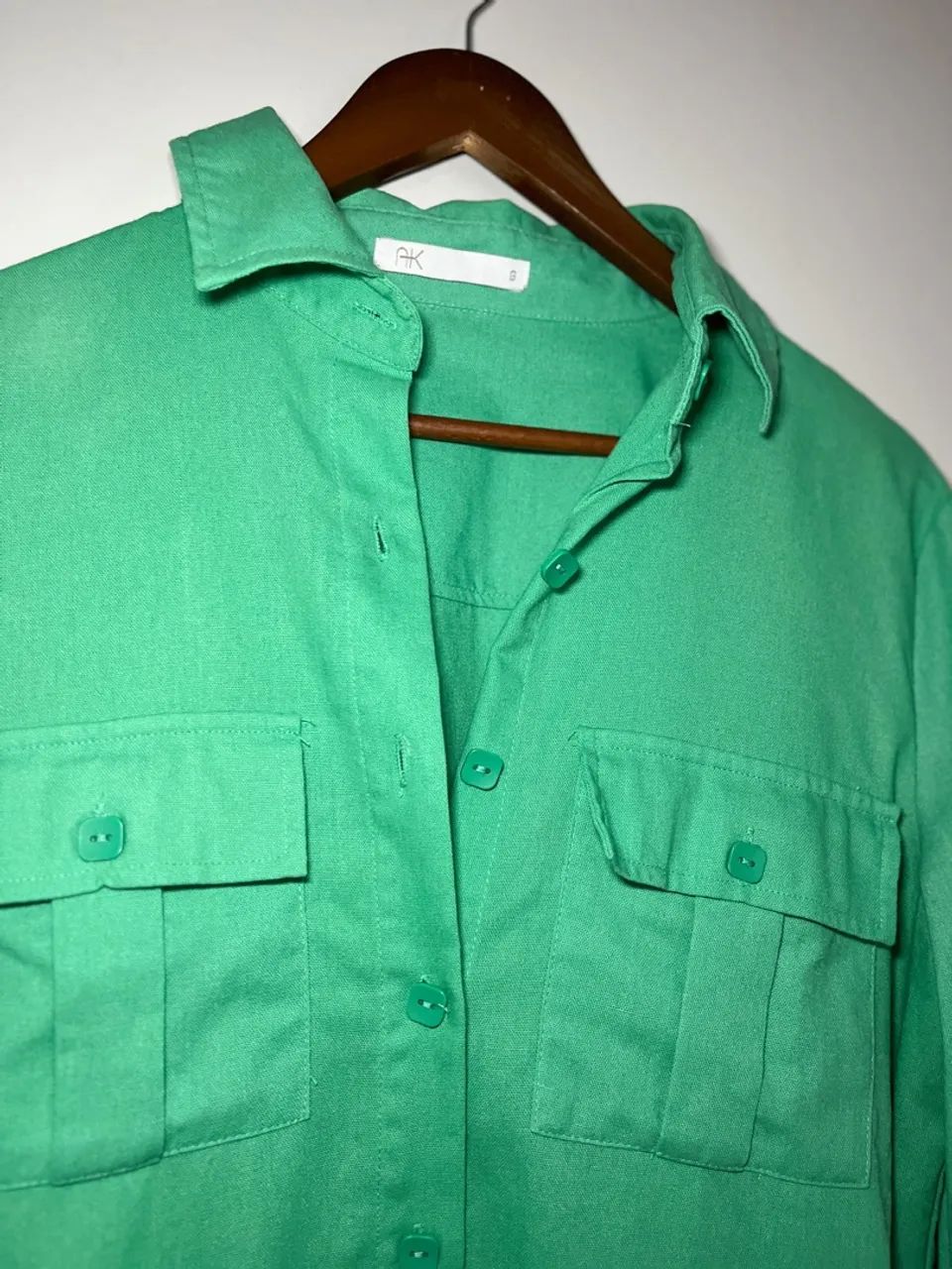 Camisa verde alfaiataria  - Foto 5