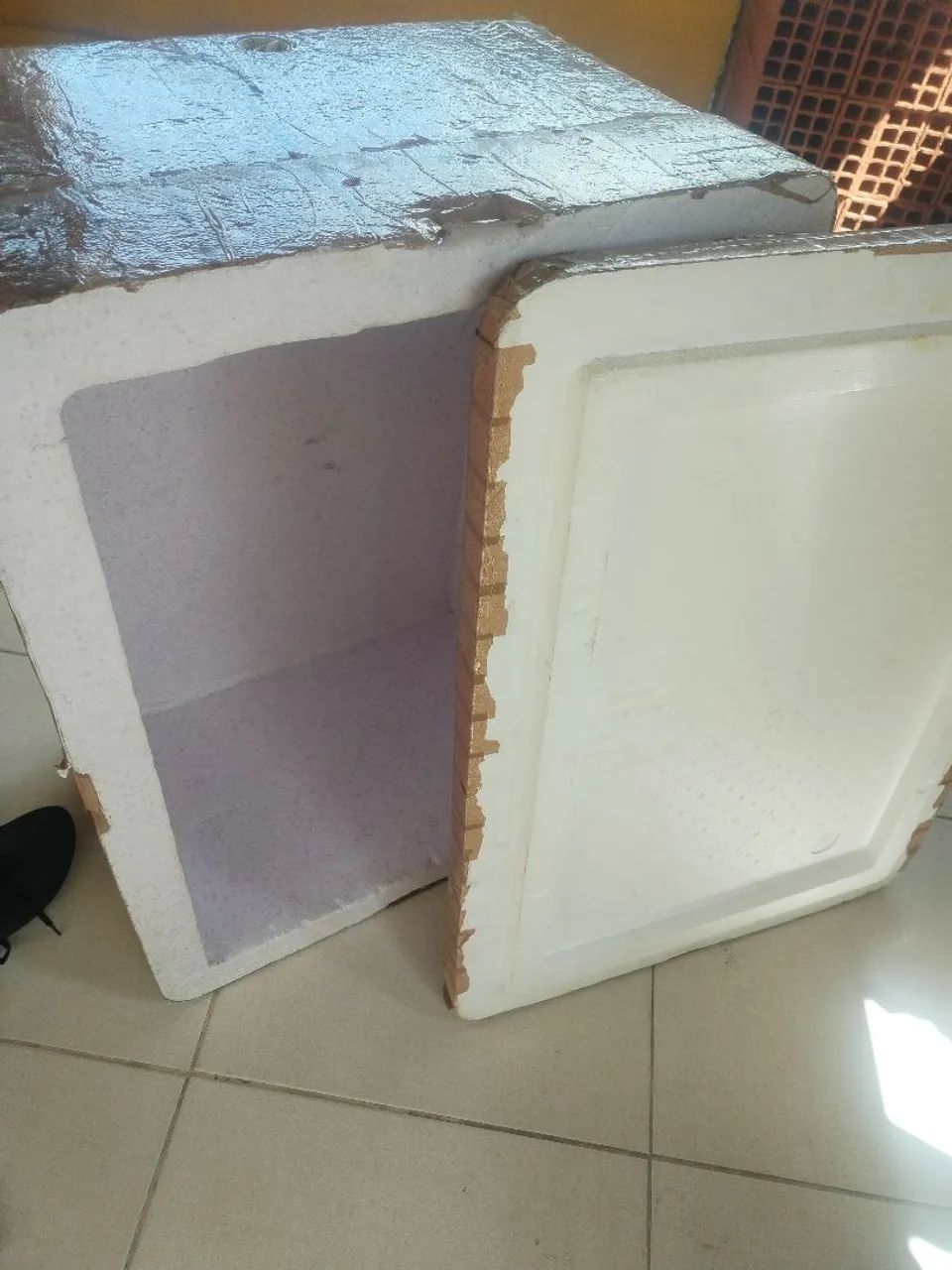 caixa de isopor grande para quem trabalha - Foto 5