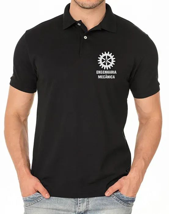 Camisa polo de Faculdade Bordada - Foto 3