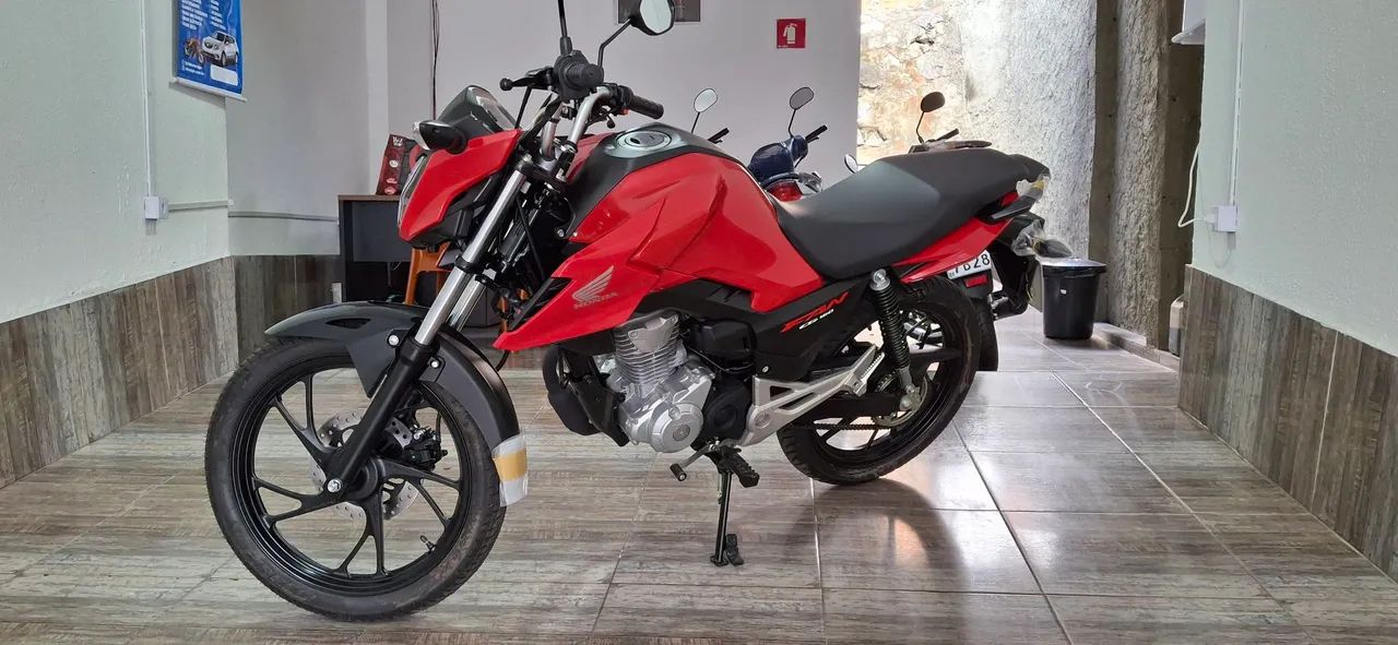 Honda Fan 160 2025 0KM Vermelha - Foto 4