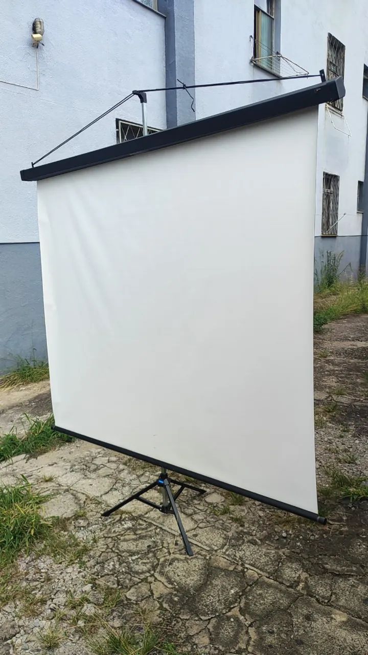 Tela Retrátil de Projetor + Tripé64573372984835120