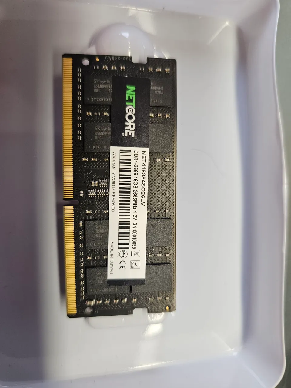 Memória RAM Netcore DDR4 16GB 2666MHz