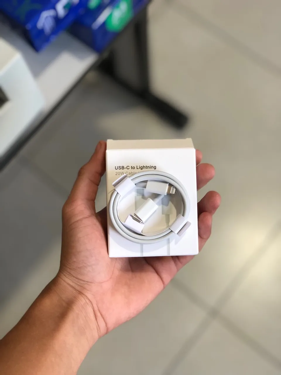 Cabo USB-C para Lightning 20W Apple - Novo