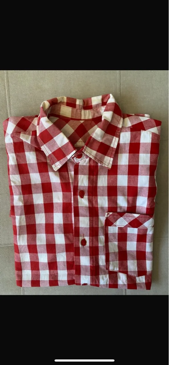 Camisa de xadrez masculina