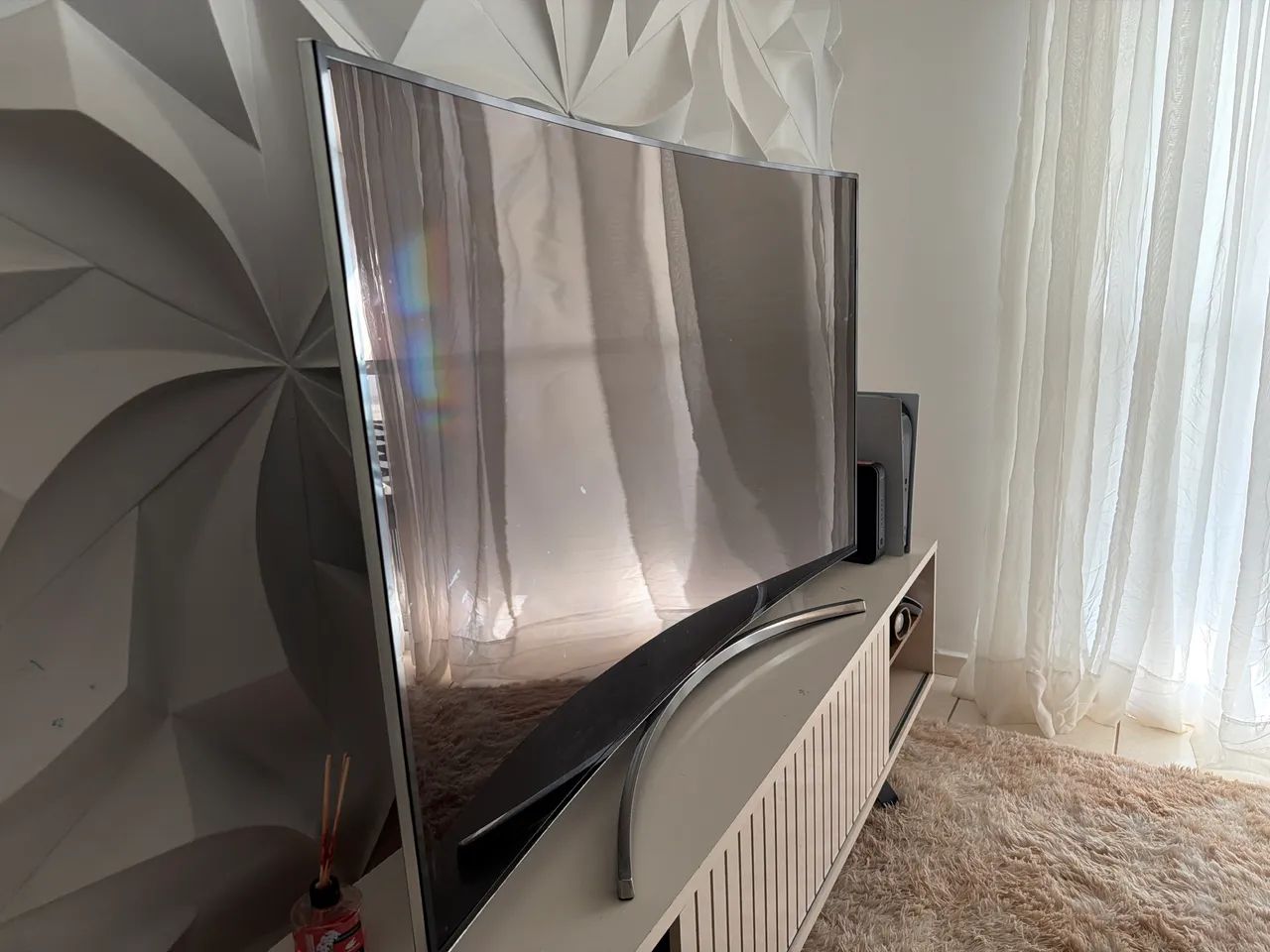 Televisão Samsung 65 polegadas 4k em perfeito estado de funcionamento  - Foto 2