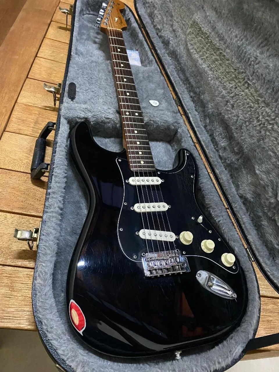 Guitarra Stratocaster Fender Mexicana Preta - Instrumentos
