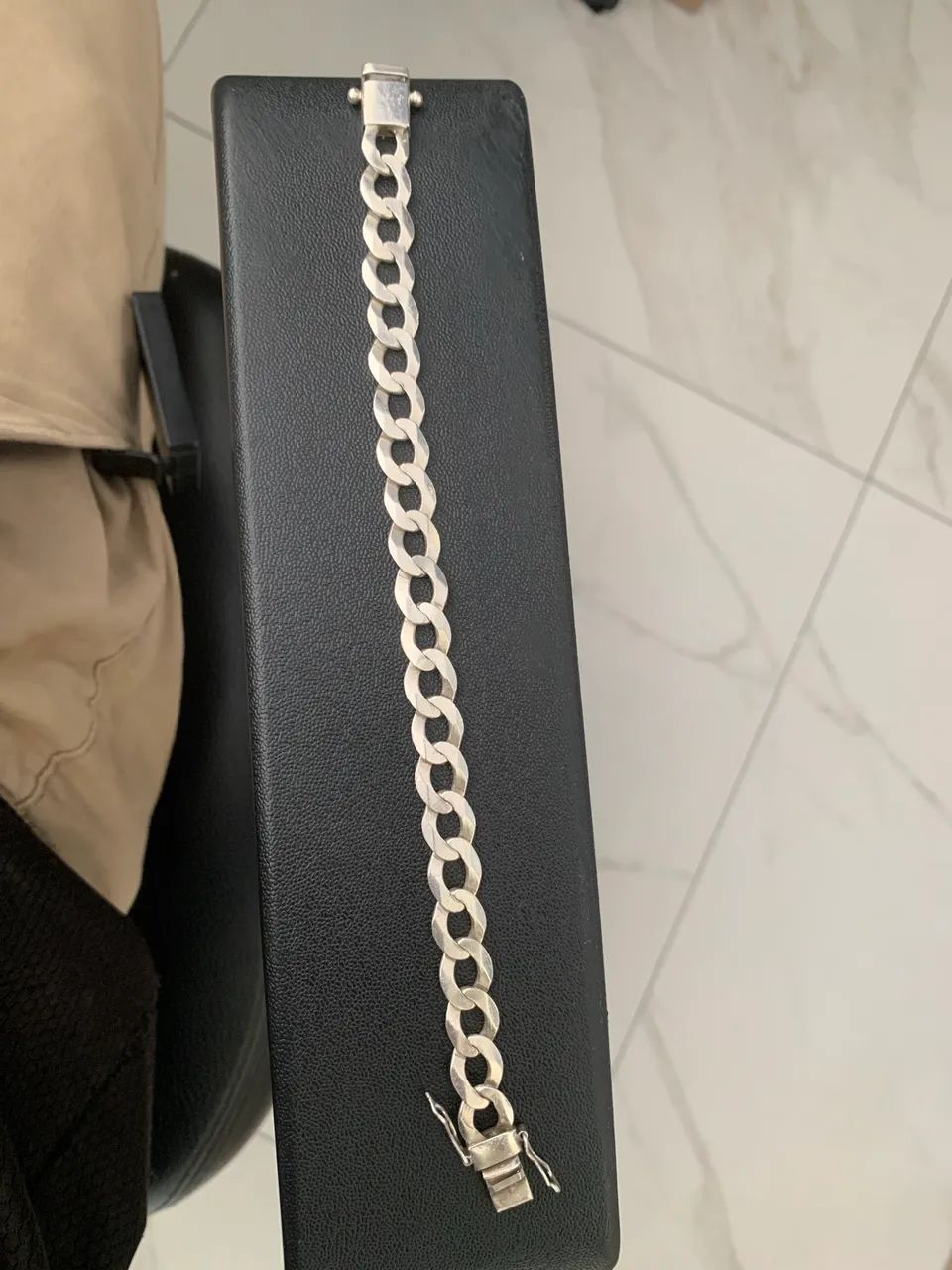 Pulseira de prata 10mm