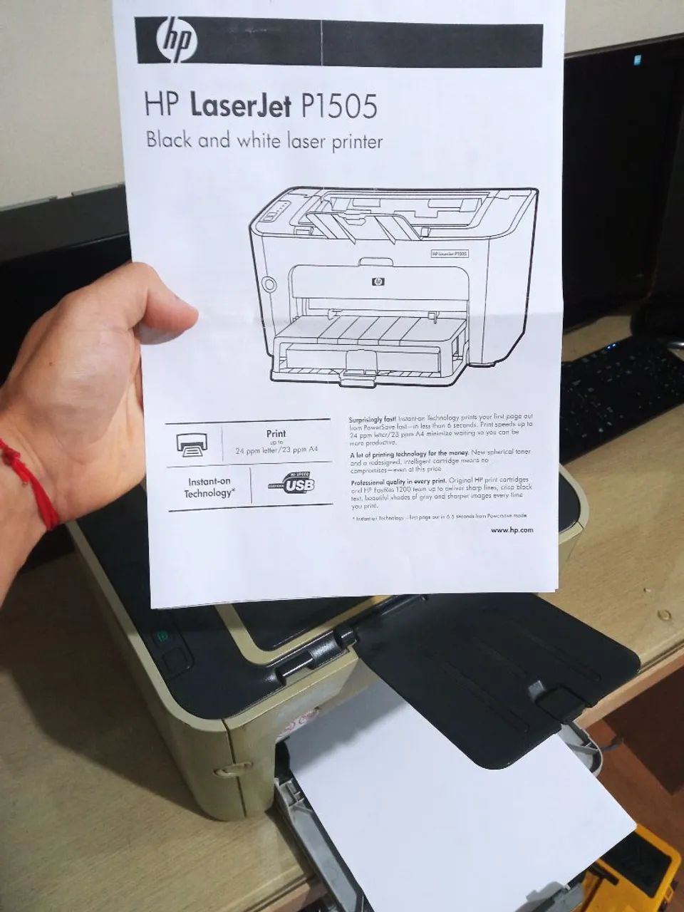 Impressora HP LaserJet P1505 - Foto 4