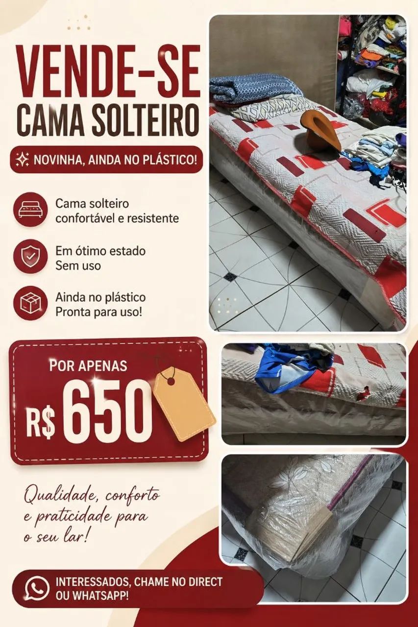 Cama de solteiro 