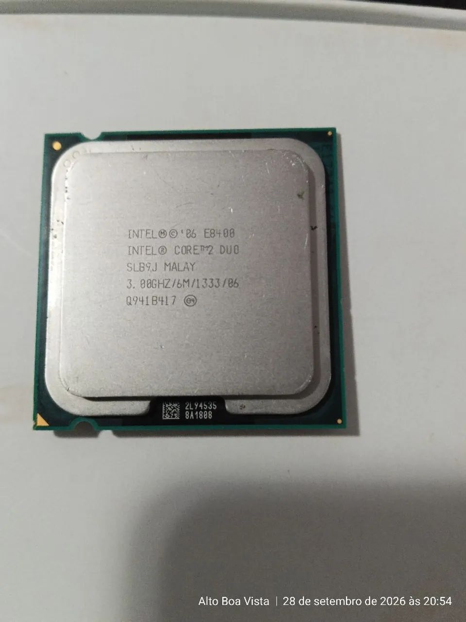 Processador Intel Core duo E8400