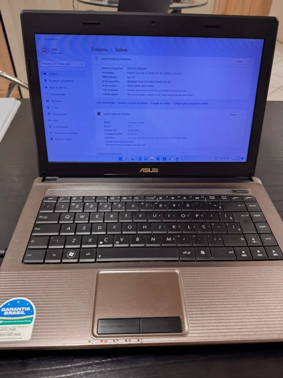 Notebook Asus i3 SSD240Gb  - Foto 3