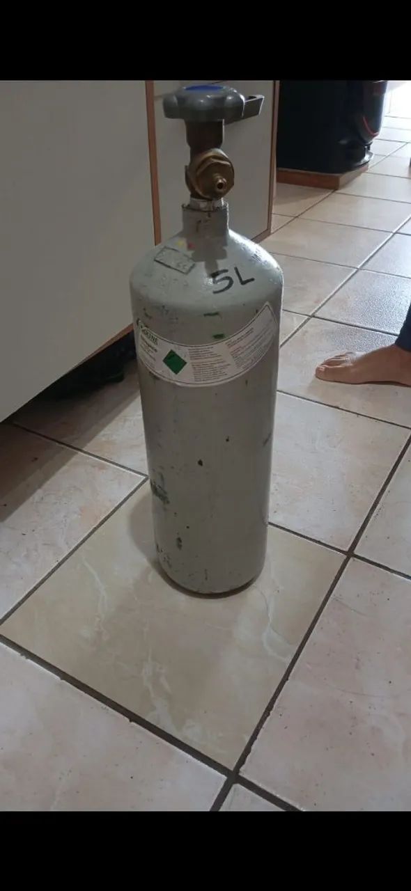 cilindro de nitrogênio 5l 