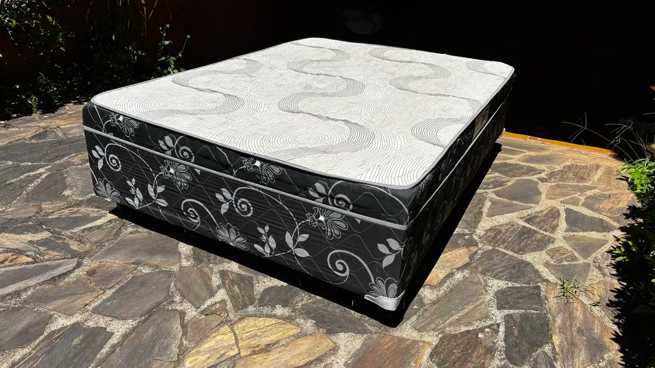 Cama box casal conjugada barata 180 - Foto 2