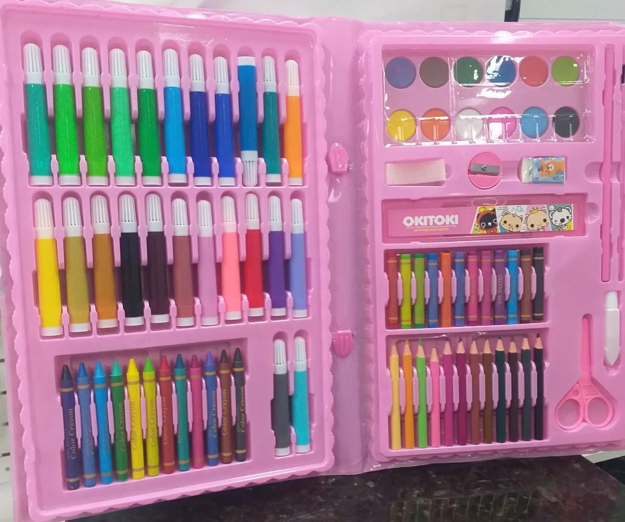 Maleta escolar com 86pcs  - Foto 2