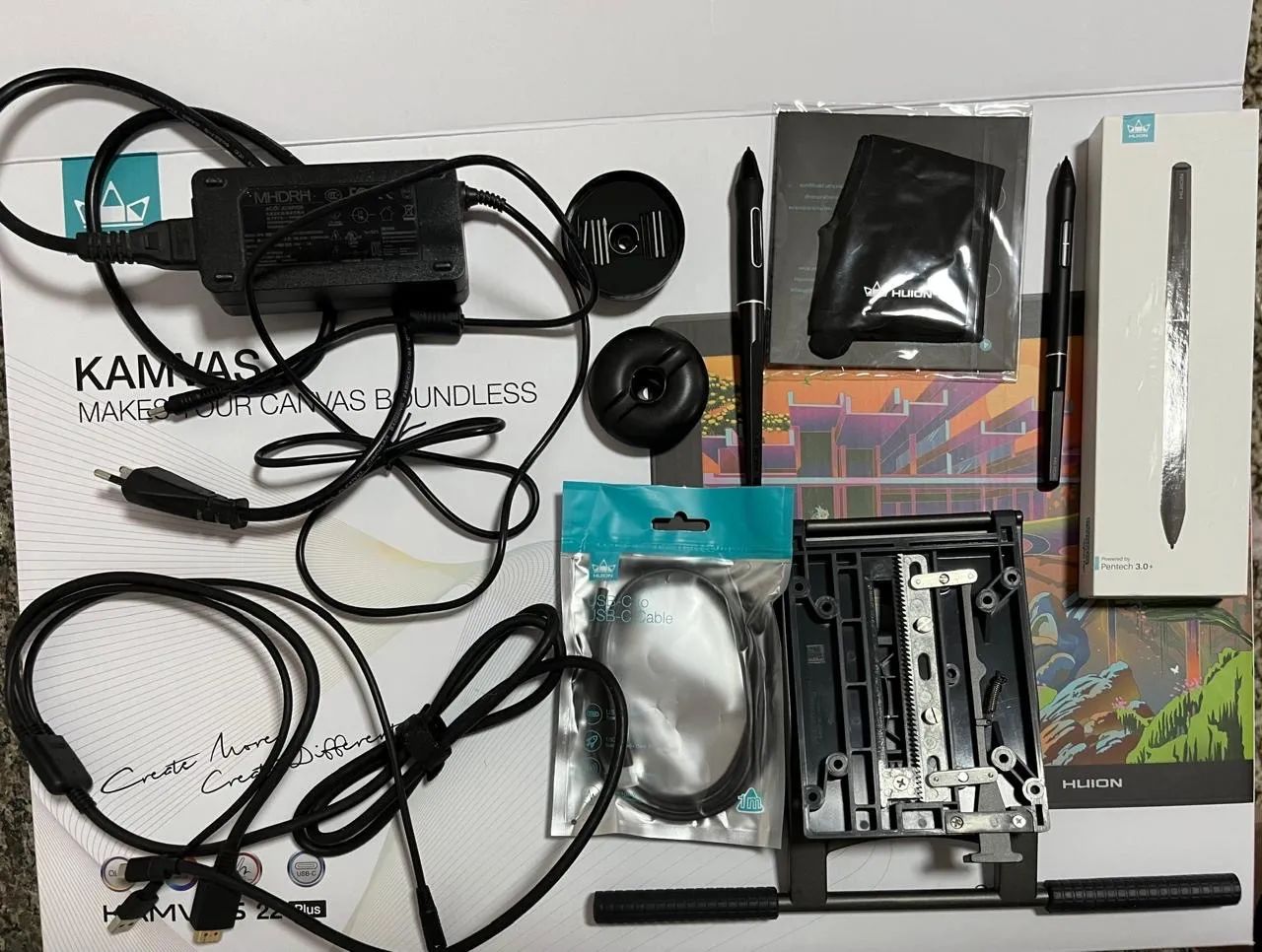 Mesa Digitalizadora Gs2202 Huion Kamvas Plus 22 - Foto 5