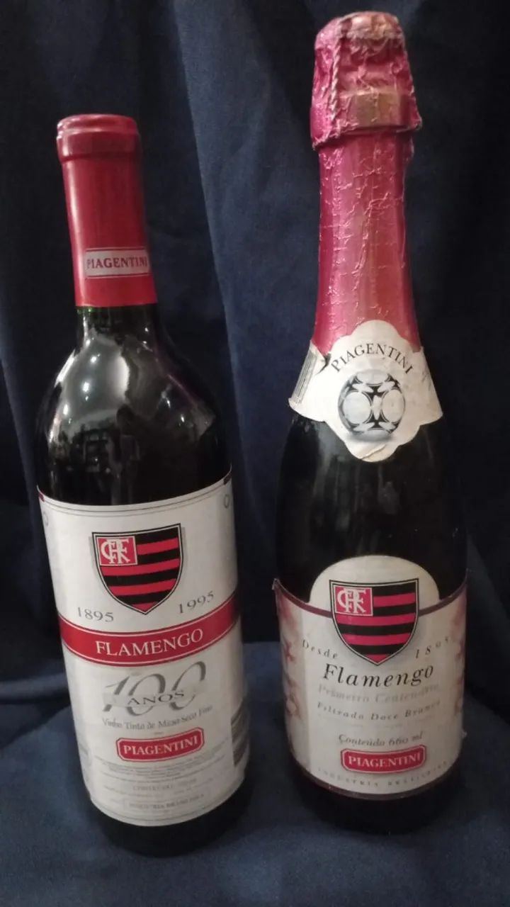Flamengo - 100 anos - 1995 Vinho - Foto 5