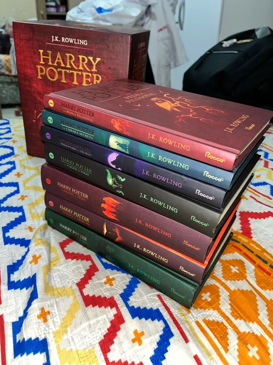 Box Harry Potter Premium Vermelho (7 Livros em capa dura) - Livros