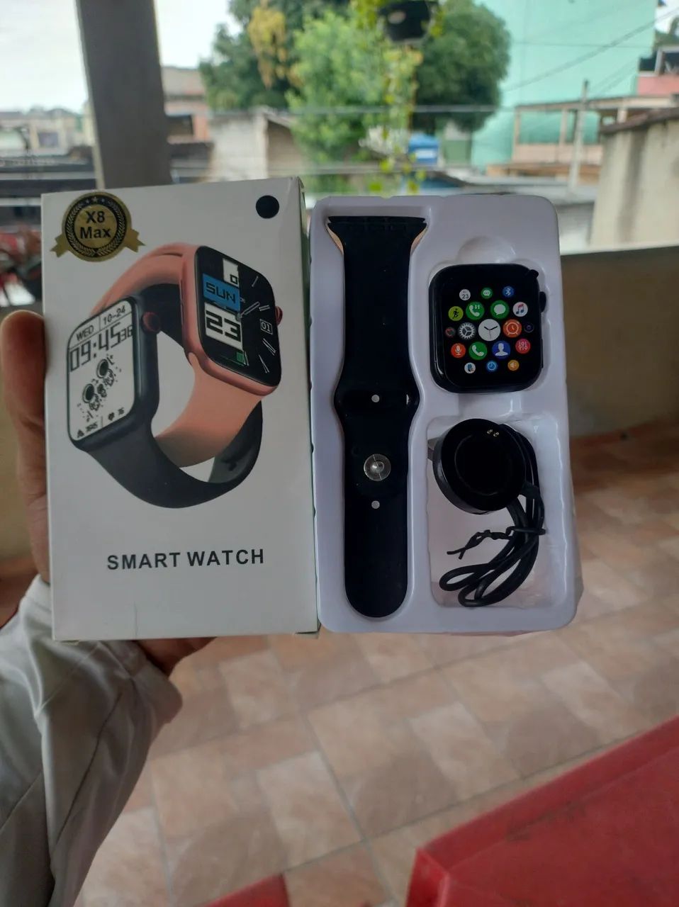 Smartwatch x8 pro Max aprova de água 