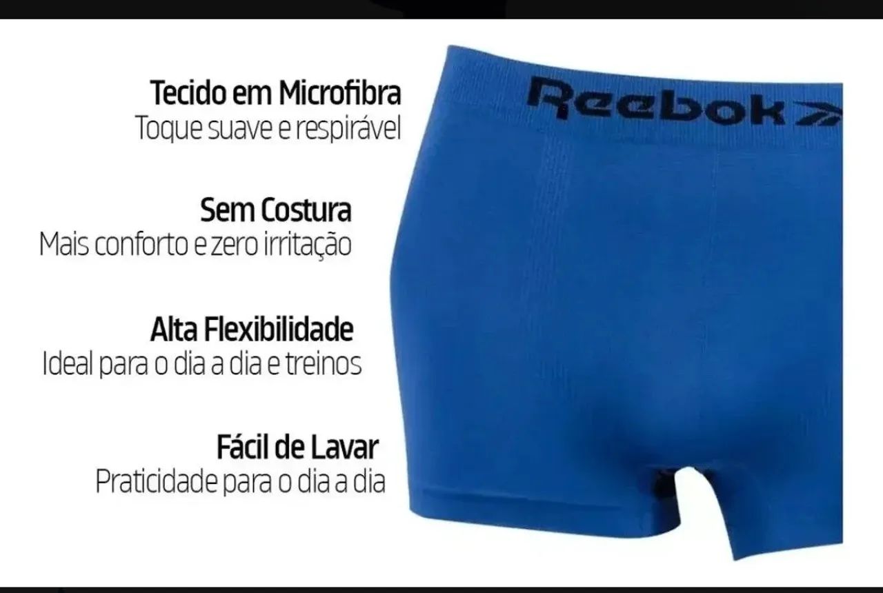 Kit 6 cuecas reebok  - Foto 4