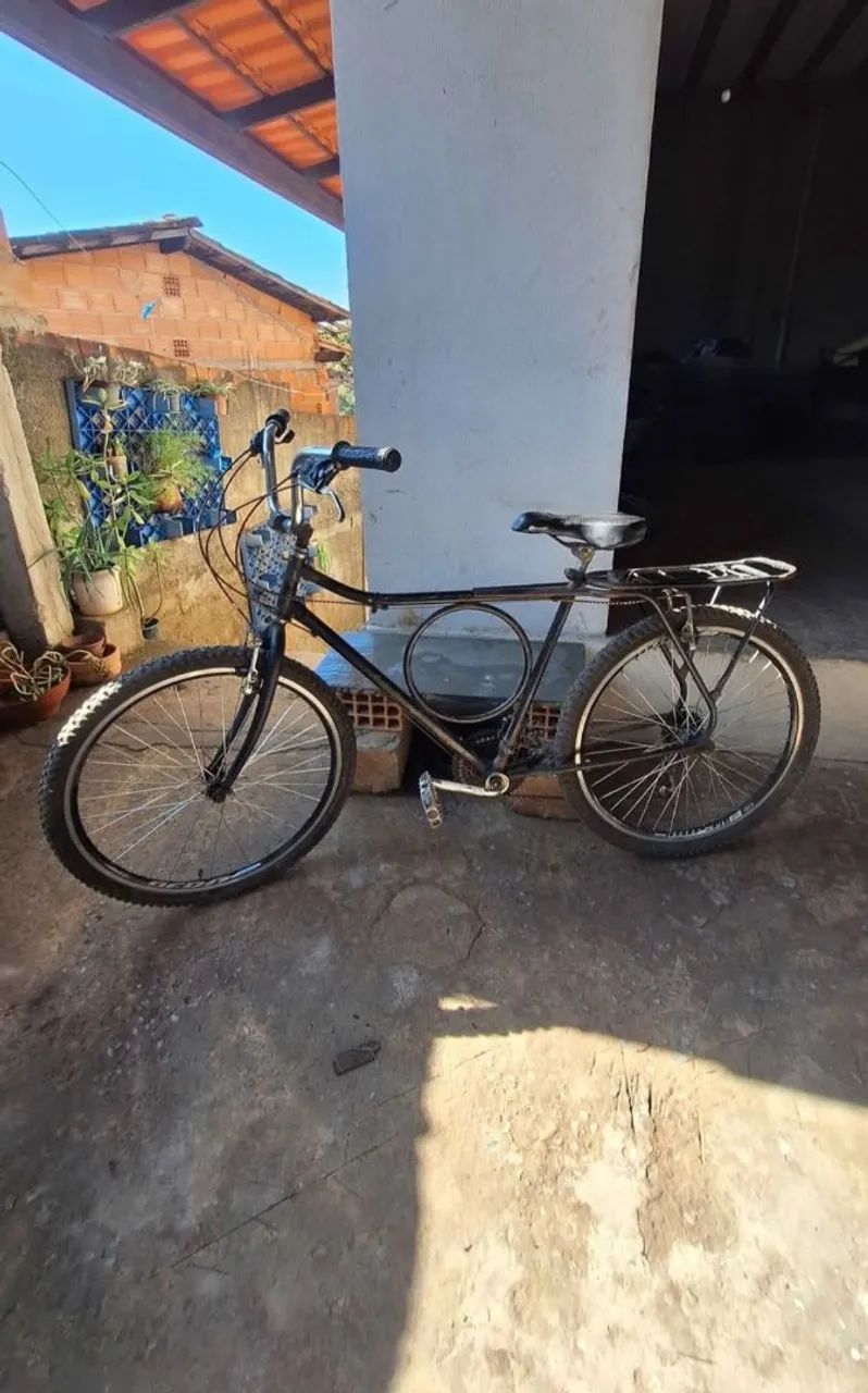 Bicicleta Monark Aro 26 preta - Foto 4