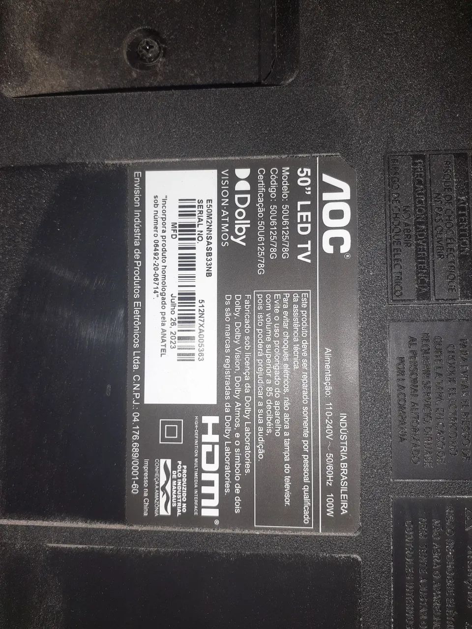 Vendo 5 tv com defeito  - Foto 4