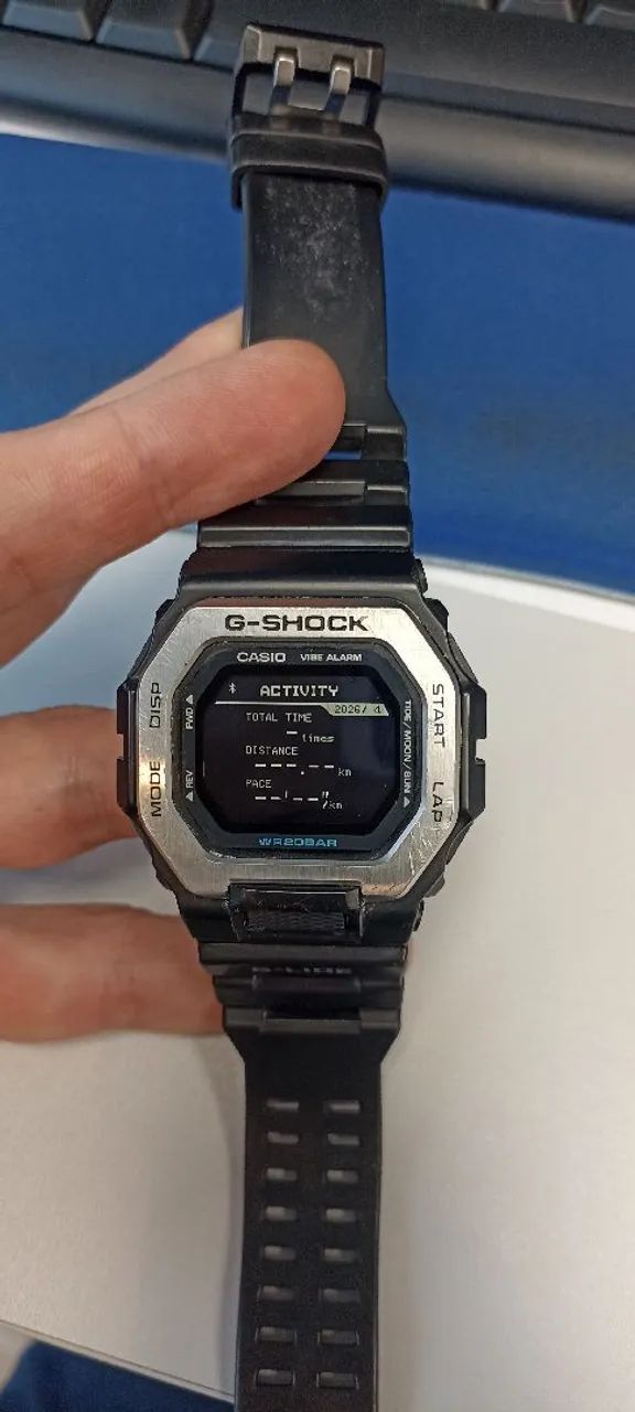 Relógio G shock gbx 100 original com Tabua de maré e fases da lua - Foto 2