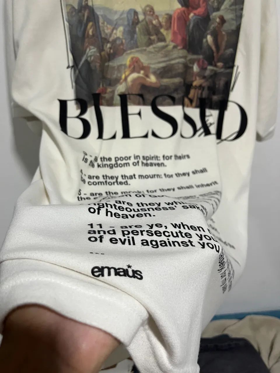 camisa branca emaus - Foto 2