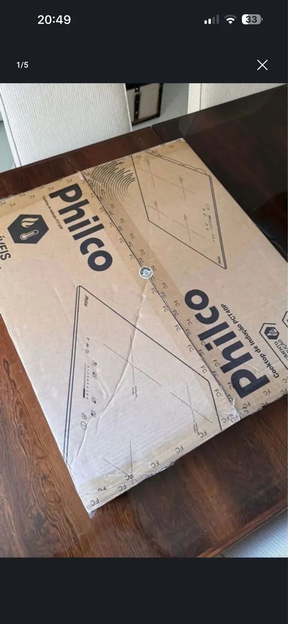 Fogão cooktop de indução Philco  na caixa ! 